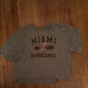 Miami Hurricanes Gray T-Shirt